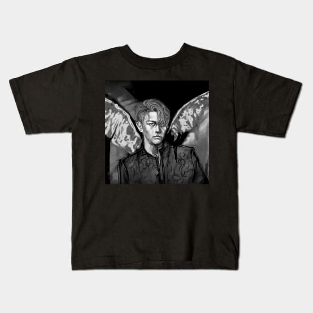 Baekhyun - psycho fanart Kids T-Shirt by dangerbeforeyou